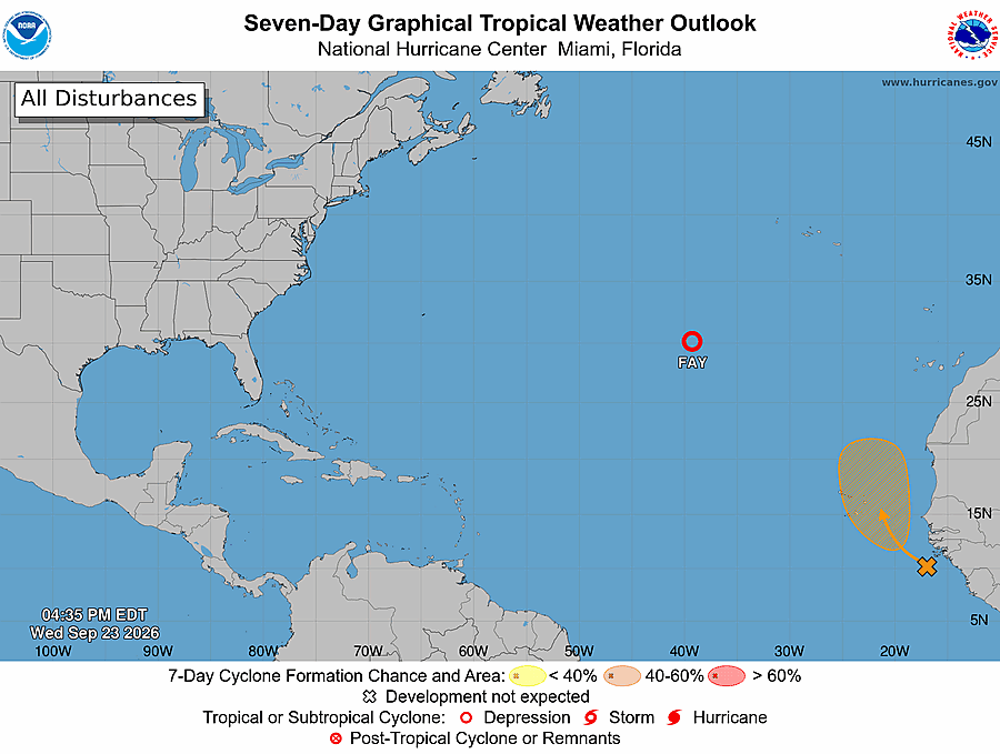 Tropical Storm Fay forms in the Atlantic. How close could it get to hurricane strength? Image