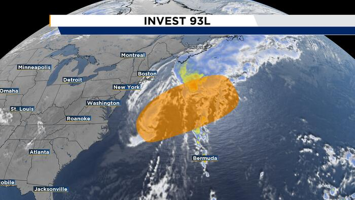 Invest 93L: Could this strong nor’easter become something more tropical? Image