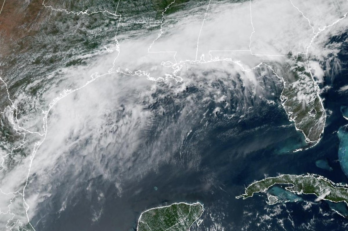 Could a tropical rainstorm near the Texas coast become Arthur? Image
