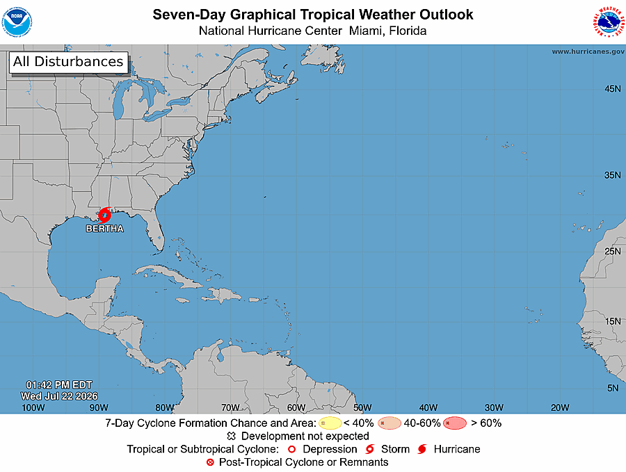 Four states face highest risk as Tropical Depression Two forms Image