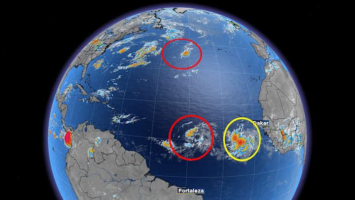 Tropics Heating Up: Two areas likely to develop soon Image