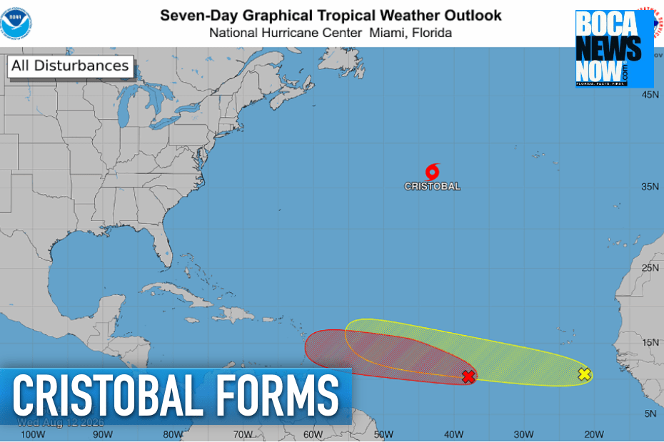 HURRICANE CENTER: Tropical Storm Cristobal, Two Other Systems Watched Image