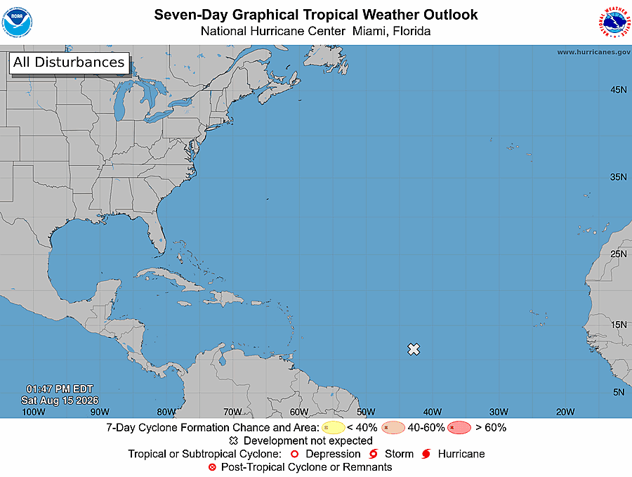 Forecasters watch Invest 92L as the quiet Atlantic nears its September peak Image