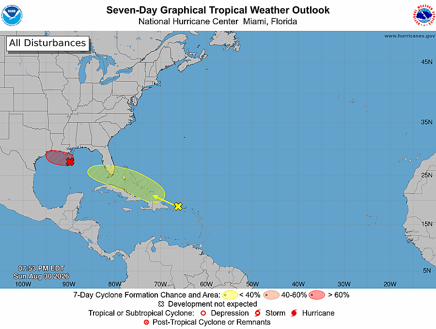 Gulf system could bring heavy rain to Houston this week. Will it become a named storm? Image