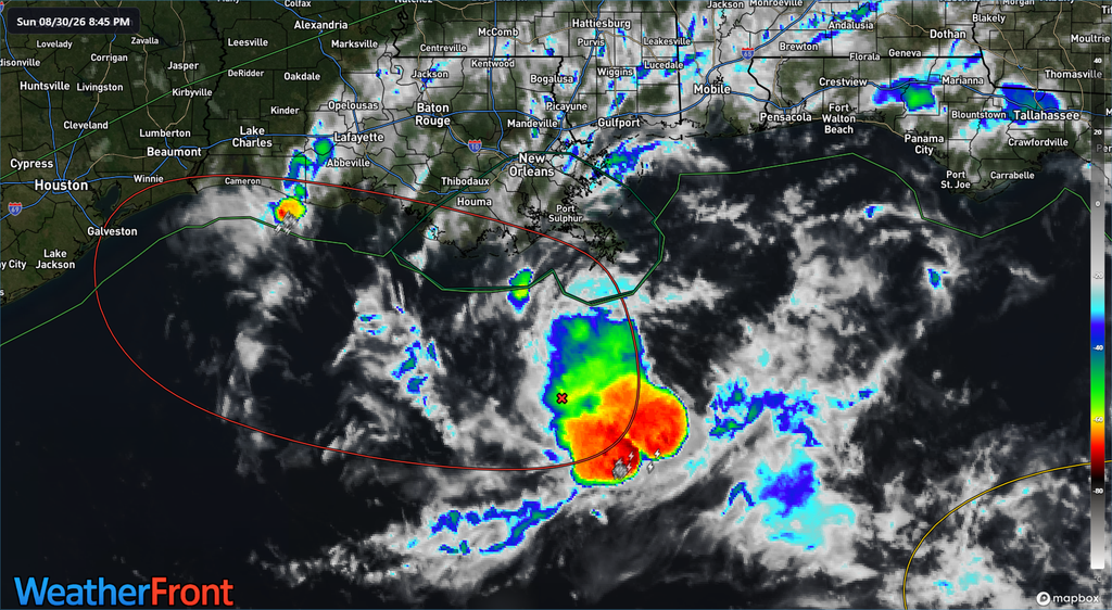 Likelihood of a tropical form forming in the northern Gulf rising Image
