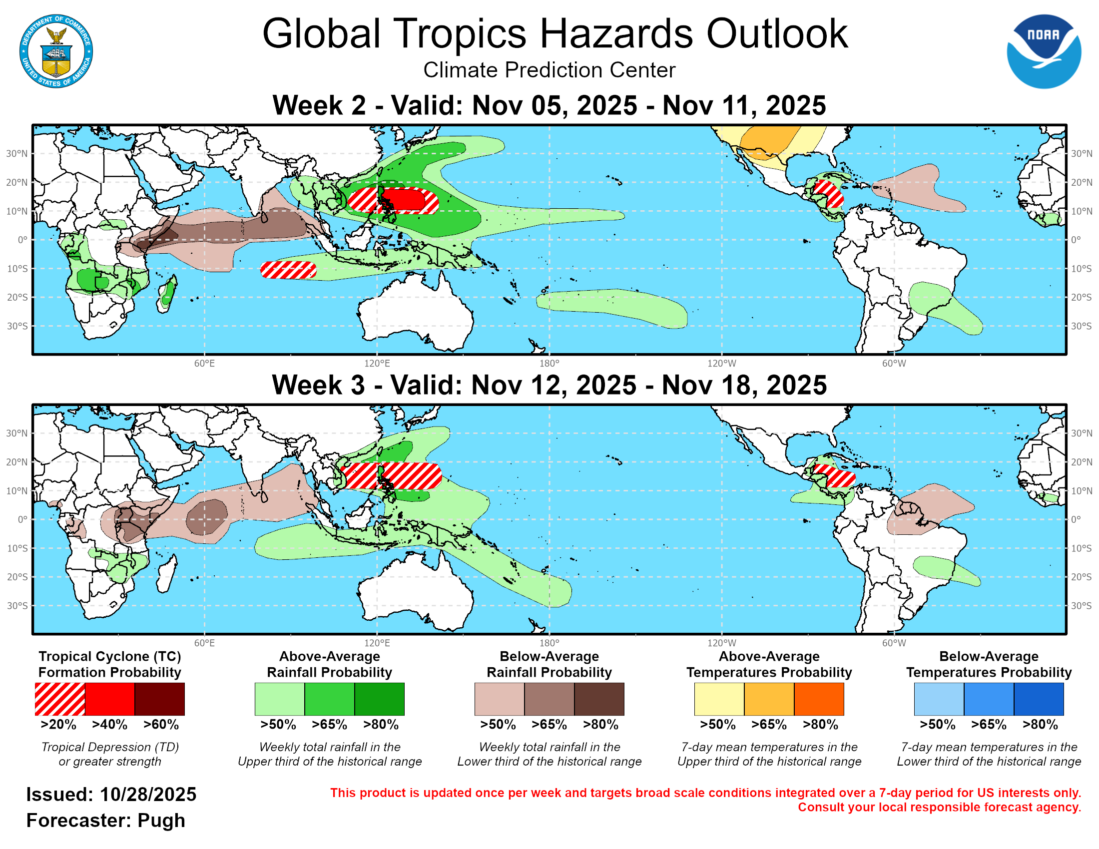 Global Tropics Hazard Outlook Global Tropics Hazard Outlook